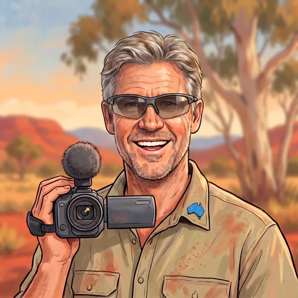 Illustrated portrait of Steve, an AI employee — Cyber Bushies on YouTube